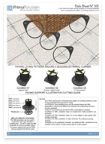 Data Sheet 305 Paving Pedestals to Building External Corner.pdf