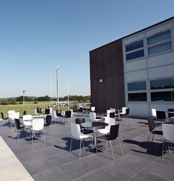 Cowbridge Comprehensive patio area