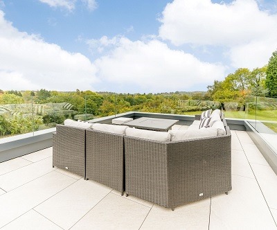 Paved Terrace in Dodford