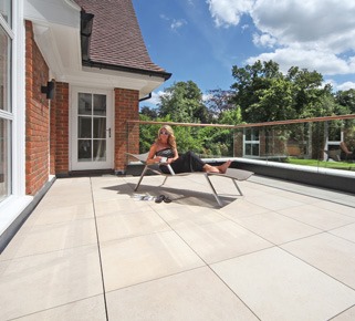 Oxshott balcony paving