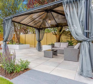 covered quartz twilight patio