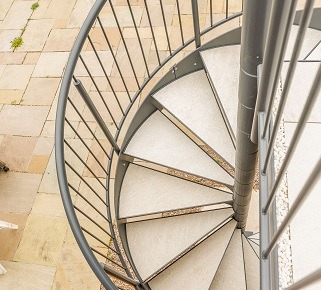 Spiral Stairs Outdoors