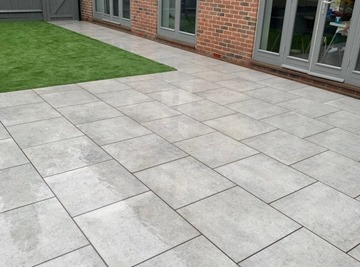 20mm Concrete Silver Paving