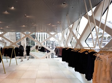 Clothing Store with Porcelain Tile Floor