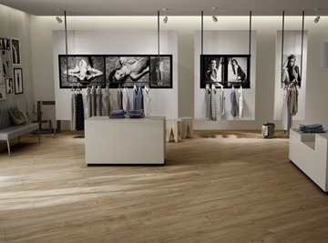 Shop Floor with Porcelain Tiles