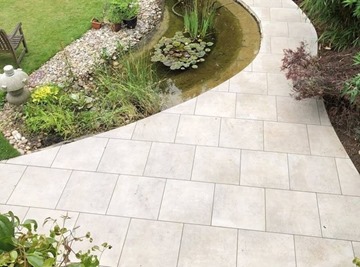 20mm Concrete Greige Paving