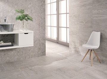 Bathroom with Porcelain Tiles