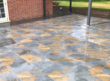 20mm Slate Rust Paving