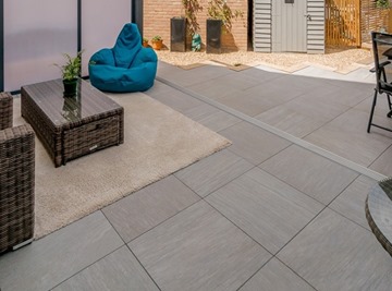 20mm Tirolo Grey Paving