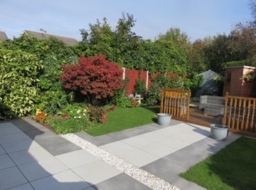 Bolzano Grey and Sandstone Porcelain Paving