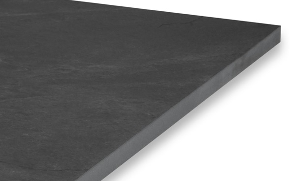 black porcelain slab