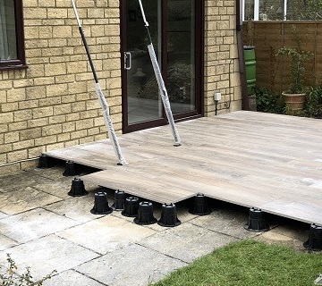 Porcelain Paving on Pedestal Supports