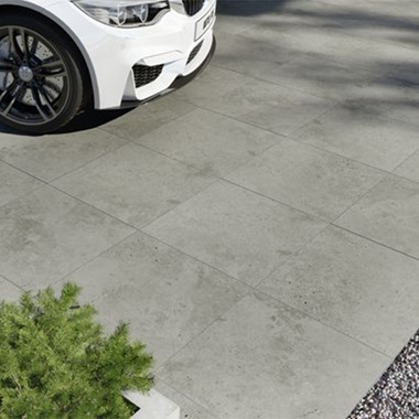 20mm Roma Light Grey Porcelain Paving