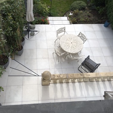 20mm Matt White Porcelain Paving