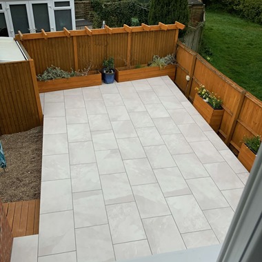 20mm Slate White Porcelain Paving