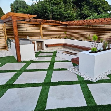 20mm Milano Moon White Porcelain Paving