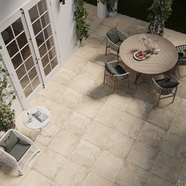 20mm Tuscan Cream Porcelain Paving