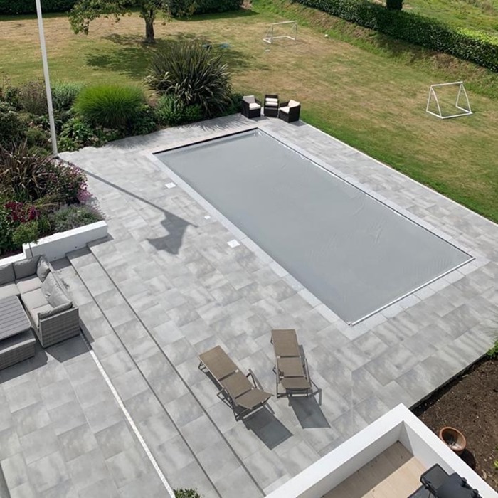 20mm Bolzano Grey Porcelain Paving