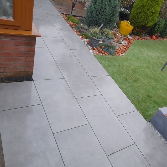 Apulia Alsace Grey Porcelain Paving Slabs (900 X 600 X 20 Mm) By ...