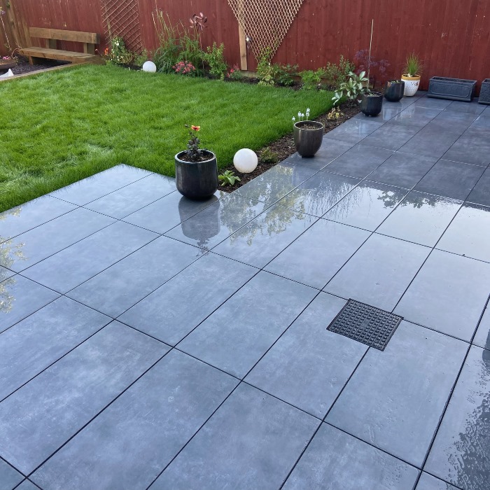 20mm Cemento Graphite Porcelain Paving