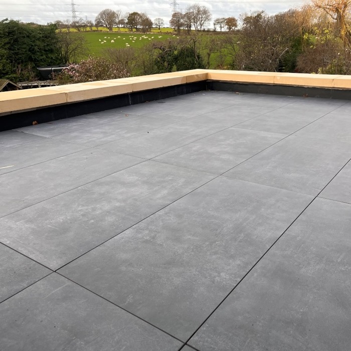 20mm Cemento Graphite Porcelain Paving