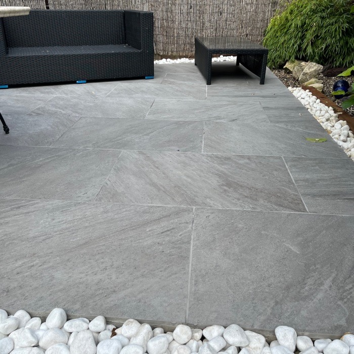 Quartz Grey Porcelain Paving Slabs PrimaPorcelain