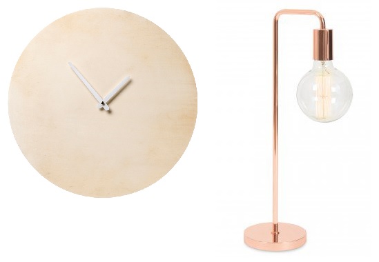 Clock and Lamp