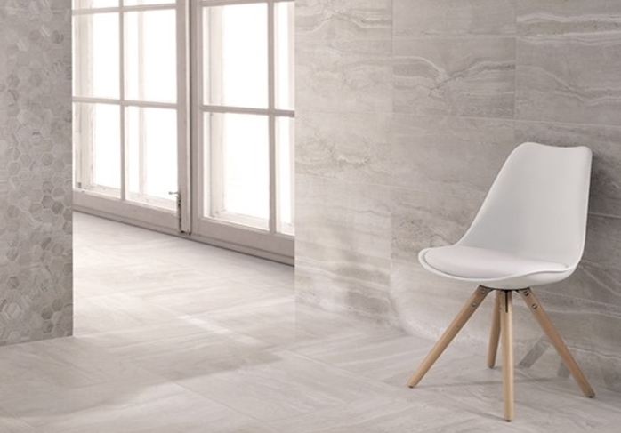 10mm Travertine Grey Porcelain Tiles